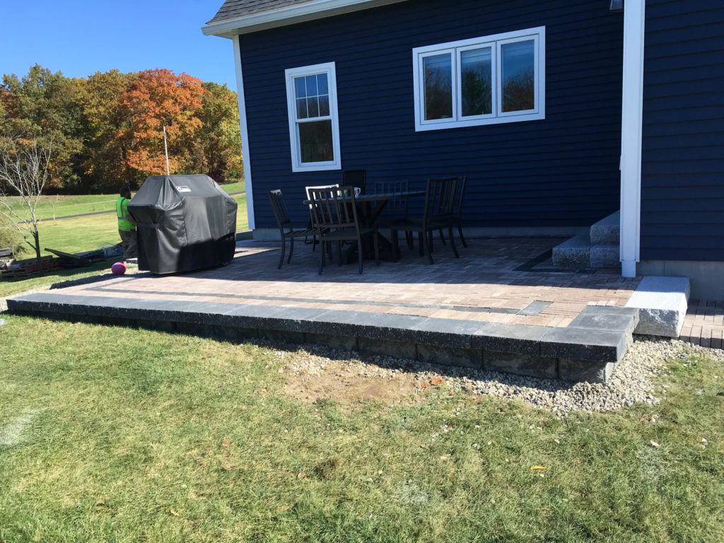 Backyard Paver Walkway