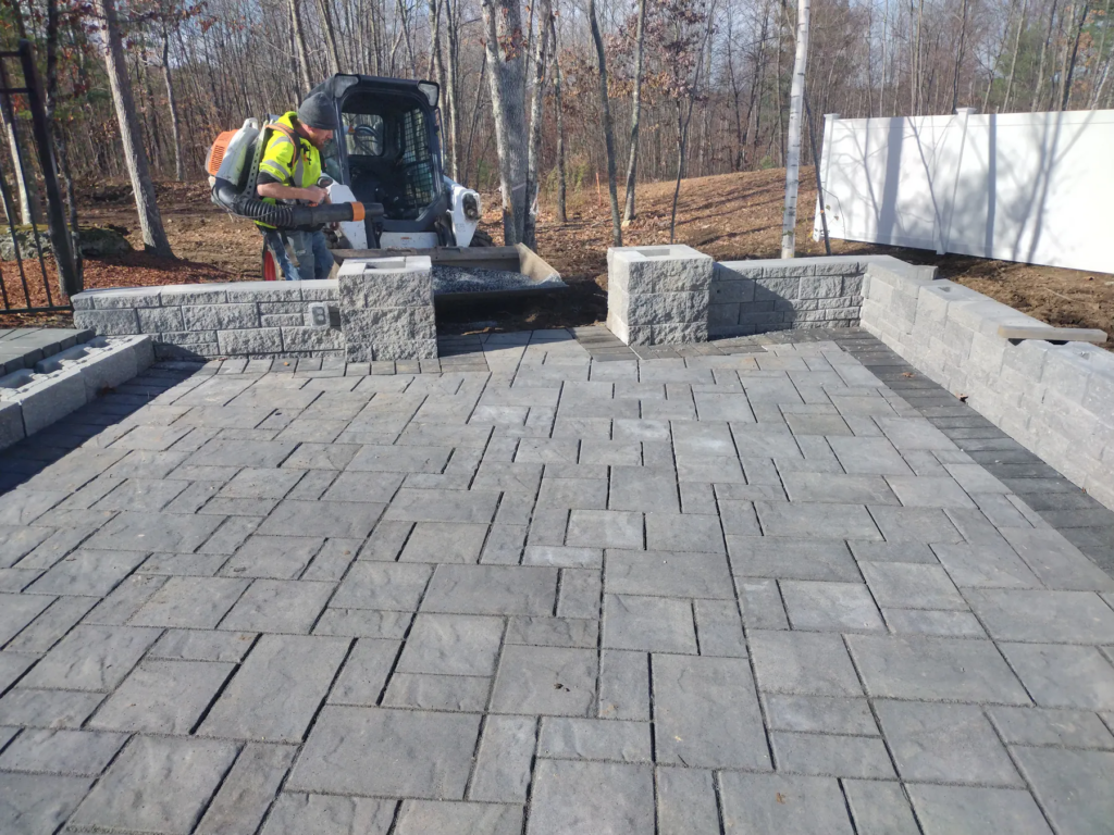 Drainage Trench and Hardscape Prep